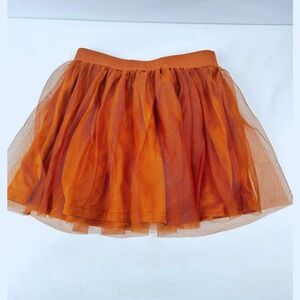 Disney Junior Minnie Mouse Girls Rust Colored Tulle Tutu Skirt 3T